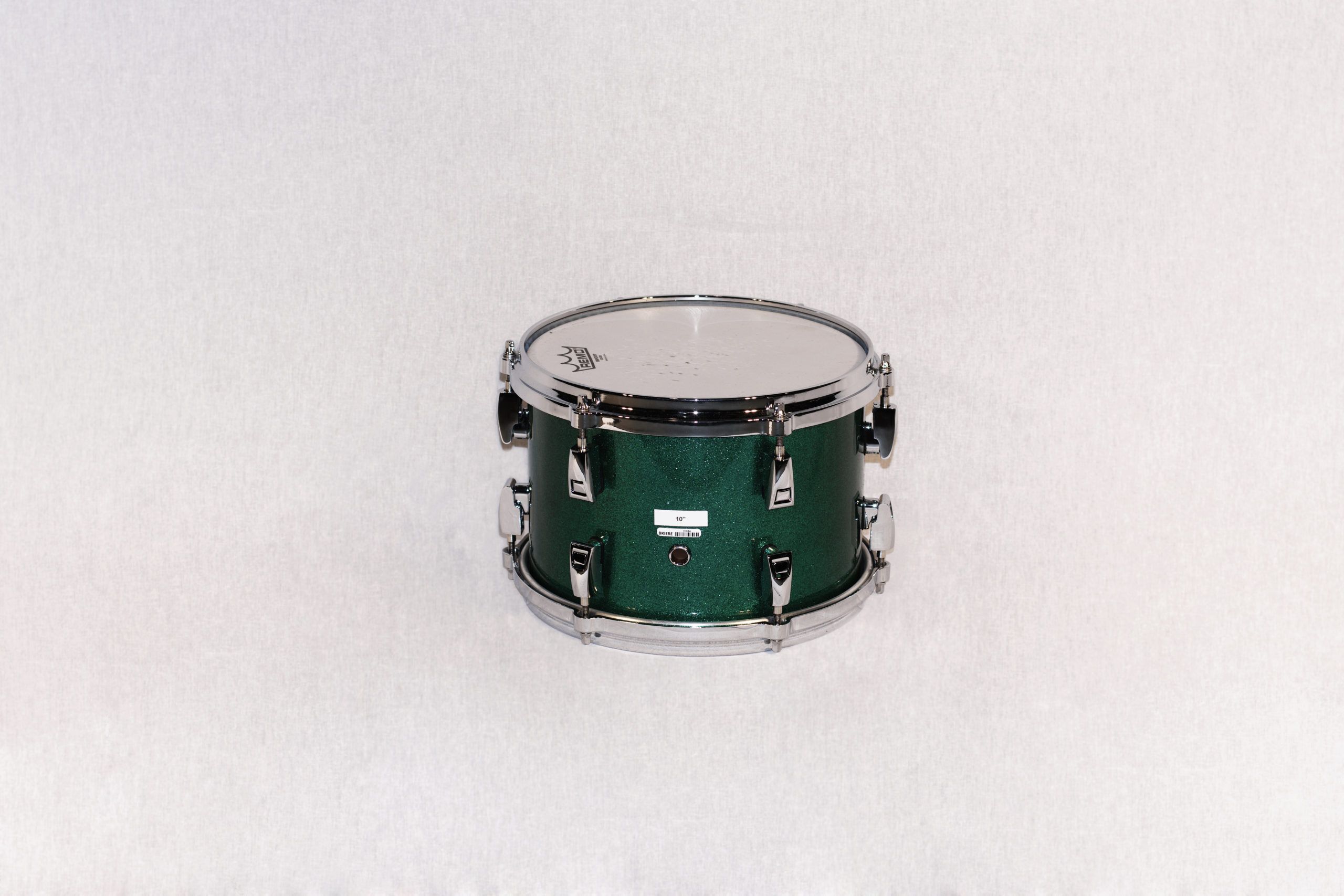 USED Yamaha Absolute Hybrid Maple 6-Piece Drum - Jade Green Sparkle - Angle 3 scaled 2e6218fd