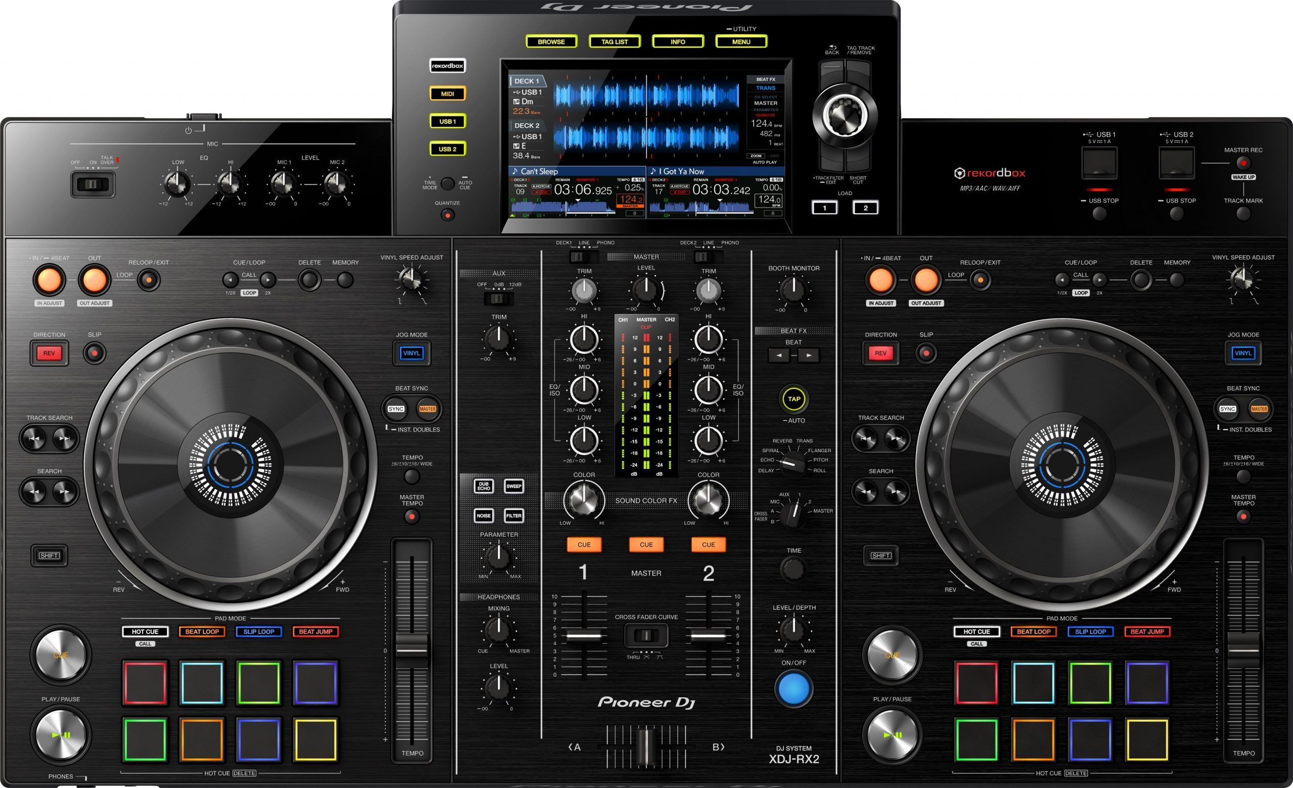NEW Pioneer DJ XDJ-RX2 2-Channel Rekordbox DJ Controller - XDJ RX2 scaled 6c20da87